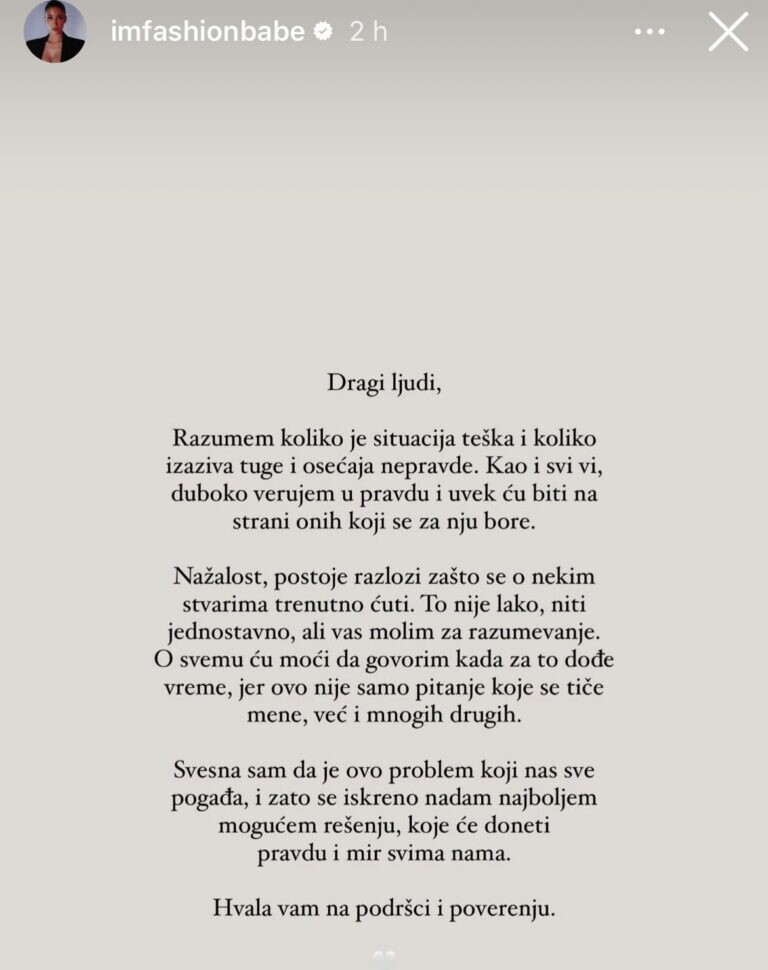 Prilog uz prijavu o licu Dunja Jovanić
